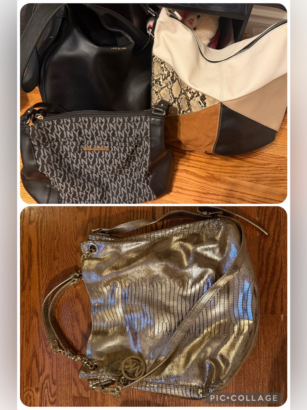 bundle of name brand purses - includes MK